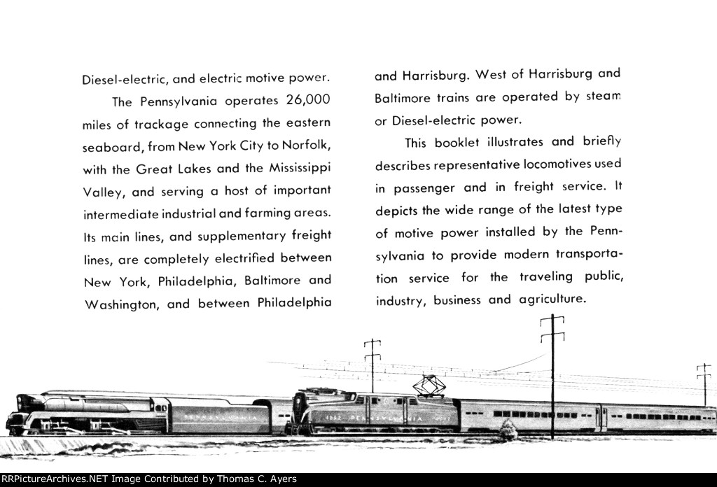 "Modern Power For Today's Trains," Page 3, 1949